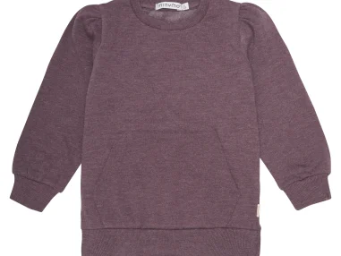 Genser med navn/tekst, lilla | Minymo