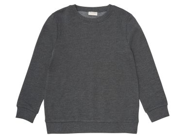 Genser med navn/tekst, mørk grå | Minymo